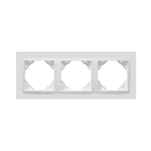 Рамка потрійна ANIMATO білосніжна