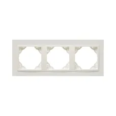 Рамка потрійна ANIMATO металік крижаний