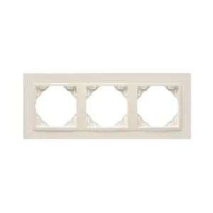 Рамка потрійна ANIMATO слонова кістка