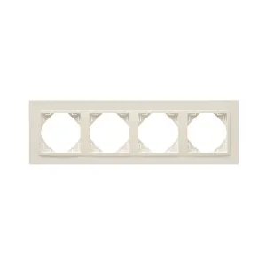 Рамка 4-кратна ANIMATO металік перламутровий