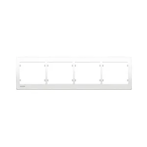 Рамка 4-кратна SIEMENS IRIS білосніжна