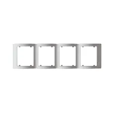 Рамка 4-кратна вертикальна SIEMENS IRIS алюміній ф'южн