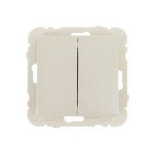 Кнопка дзвінка 2кл. Efapel LOGUS металік перламутровий