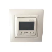 Термостат програматор для теплої підлоги LOGUS, 250 V/16A металік крижаний