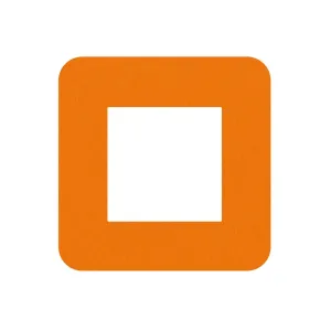 Рамка 1-на EFAPEL Latina EU помаранч.