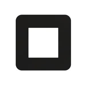 Рамка 1-на EFAPEL Latina EU чорн.матовий/хром