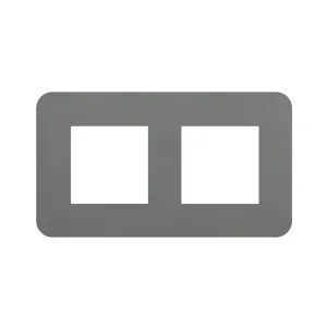 Рамка 2-на EFAPEL Latina EU алюміній/хром