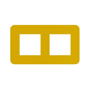 Рамка 2-на EFAPEL Latina EU жовт.