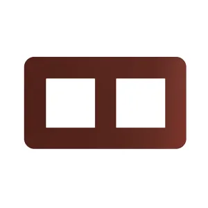 Рамка 2-на EFAPEL Latina EU іржа метал