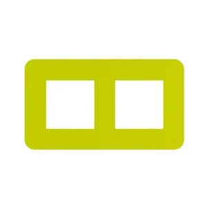 Рамка 2-на EFAPEL Latina EU зелен.