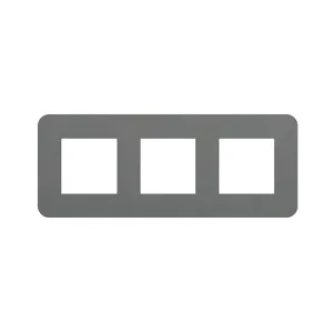 Рамка 3-на EFAPEL Latina EU алюміній/хром