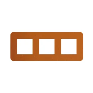 Рамка 3-на EFAPEL Latina EU мідь