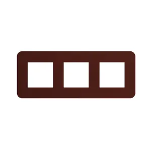 Рамка 3-на EFAPEL Latina EU іржа метал