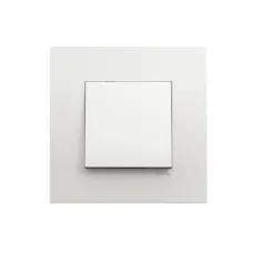 Вимикач 1кл. 10АХ, 250V, EFAPEL QUADRO білий матовий