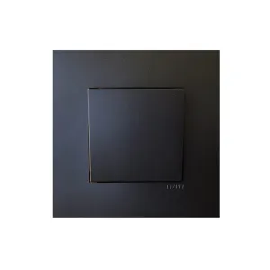 Вимикач 1кл. перехр. EFAPEL QUADRO 10АХ, 250V, чорний матовий