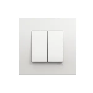 Вимикач 2кл. EFAPEL QUADRO 10АХ, 250V, білий матовий