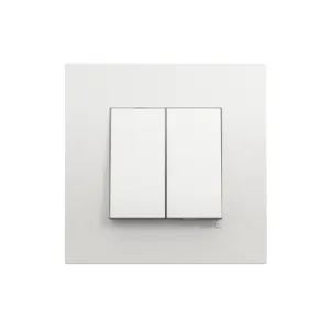 Вимикач 2кл. сход. EFAPEL QUADRO 10АХ, 250V, білий матовий