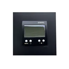 Термостат програматор для теплої підлоги EFAPEL QUADRO, 250 V/16A чорний матовий
