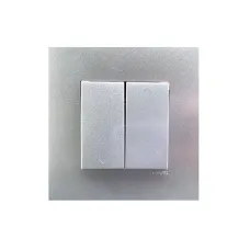 Вимикач жалюзі EFAPEL QUADRO алюміній