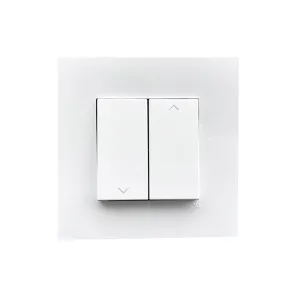 Вимикач жалюзі EFAPEL QUADRO білий матовий