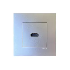 Розетка 1-на HDMI EFAPEL QUADRO алюміній