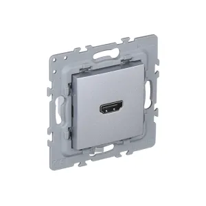 Розетка 1-на HDMI EFAPEL Latina, алюміній