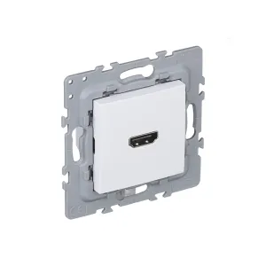 Розетка 1-на HDMI EFAPEL Latina білий глянцевий