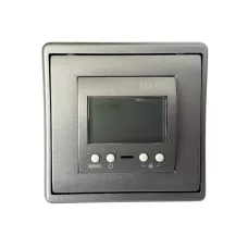 Термостат програматор для теплої підлоги Efapel Apolo, 250 V/16A металік графітовий