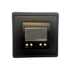 Термостат програматор для теплої підлоги Efapel Apolo, 250 V/16A чорний матовий