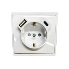 Термостат програматор для теплої підлоги Efapel Apolo, 250 V/16A білий глянцевий