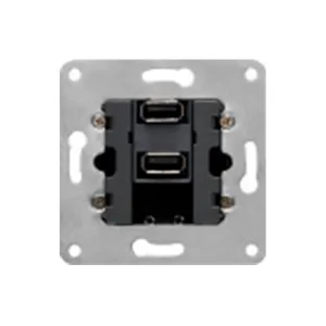 Розетка USB подвійна 250V 2.1A SIEMENS DELTA Iris білосніжна