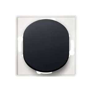 Механізм вимикача 1кл. перехр. Aling-Conel EON, чорний матовий