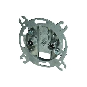 Розетка телев. кінцева TVR ТЕМ EKONOMIK без рамки, сл. кістка