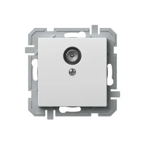 Розетка телев. базова TVR 0dB TEM LOGIQ, біла