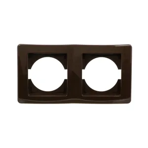 Рамка подв. гориз. ТЕМ EKONOMIK OE20CB шоколад