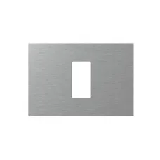 Рамка 1/3М TEM MODUL EDGE метал срібний