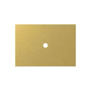 Рамка з кругл отв 1/3М TEM MODUL EDGE метал золотий