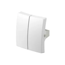 Вимикач сход. 2-кл. 250V/10A ТЕМ EKONOMIK без рамки, білий