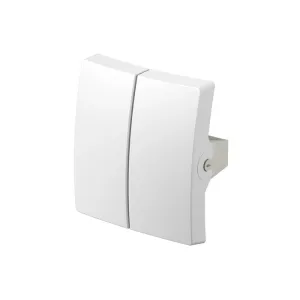 Вимикач сход. 2-кл. 250V/10A ТЕМ EKONOMIK без рамки, білий