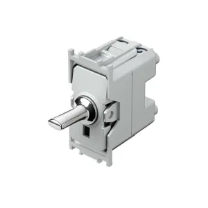 Вимикач 1-кл 16АХ TEM MODUL 1M хром