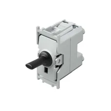 Вимикач кнопковий жалюзевий 1-кл 16А TEM MODUL 1M чорний