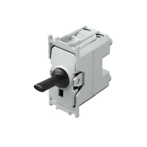 Вимикач перехресний 1-кл 16АХ TEM MODUL 1M чорний