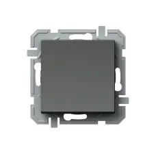Вимикач 1-кл. 250V/10A ТЕМ LOGIQ, антрацит
