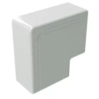 NPAN 100x80 кут плаский білий RAL9001, 01749, ДКС
