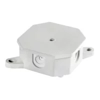 Коробка розподільча e.db.stand.r2.85x85x35K з клемником, 85х85х35 мм, IP 44, Р 2, зовнішня