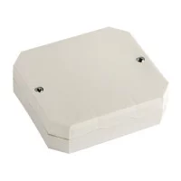 Коробка розподільча e.db.stand.r4.85x85x35K з клемником, 85х85х35 мм, IP 44, Р 4, зовнішня