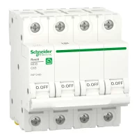Автоматичний вимикач RESI9 Schneider Electric 63 А, 4P, крива С, 6кА