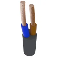 Провід ПВС чорний 3х0,75 EUROPAN CABLE Відрізок 12м