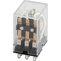 Реле проміжне e.control.p536 5А, 3 групи контактів, котушка 230В АC