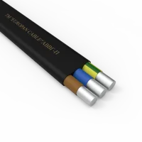 Кабель АВВГ-П-0,66 3х2,5 силовий алюмінієвий EUROPAN CABLE